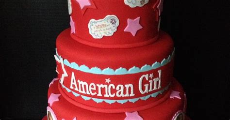 american girl doll cake all fondant with edible images cake