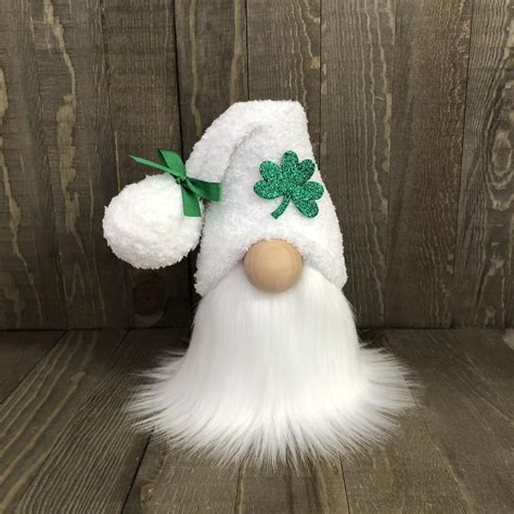Shamrock Gnome St Patricks Day Gnome Tiered Tray Gnome Etsy In