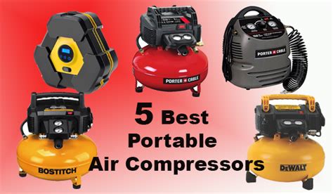 5 Best Portable Air Compressors