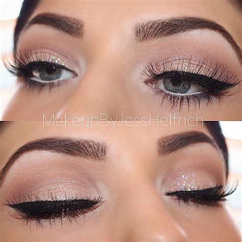 Gorgeous Nude Glitter Eye By Makeup By Jess Helfrich Find Her On