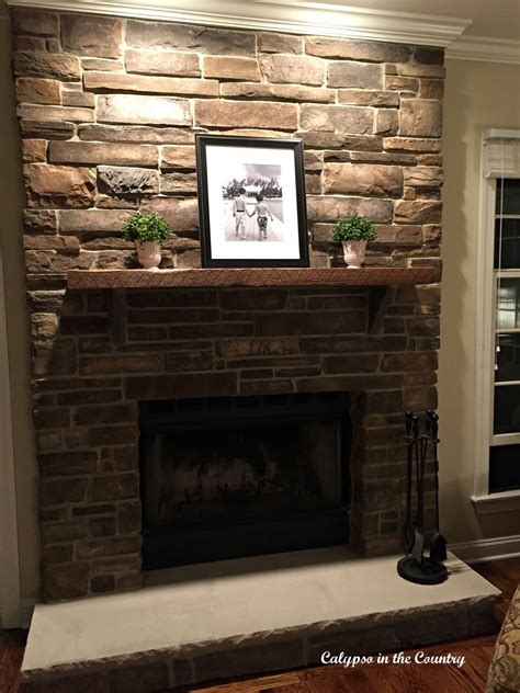 Rustic Stone Fireplace Calypso In The Country