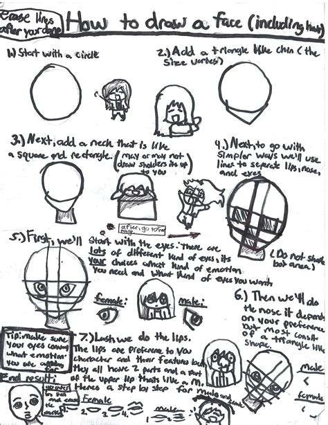 How To Draw A Face Anime Drawing Fan Art 30699560 Fanpop