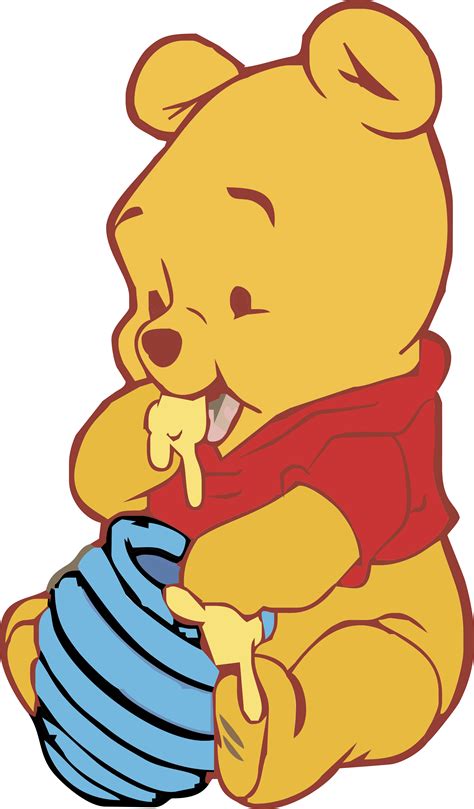 Baby Pooh Bear Svg 194 Svg Png Eps Dxf File