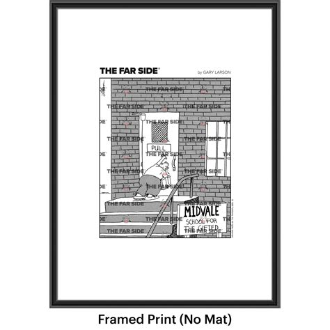 The Far Side Comic Art Print Midvale School For The Ted Black