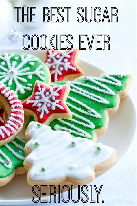 Not only do they keep their shape but they taste amazing too! The Best Sugar Cookies EVER :: According to my MIL ...