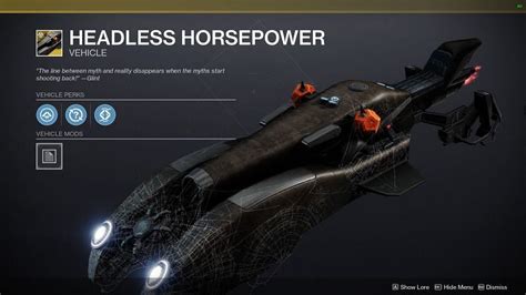 How To Get The Headless Horsepower Exotic Sparrow In Destiny 2