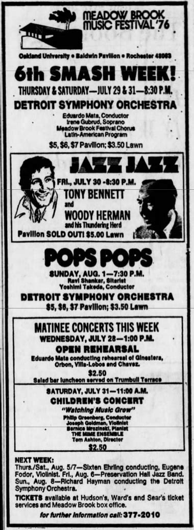 Tony Bennett Woody Herman The Concert Database