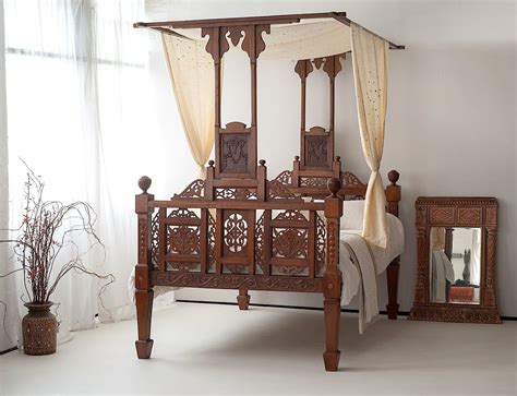 Indian Style Beds Carved Uk Made Beds Natural Bed Company Four