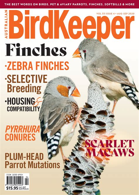 Australia Birdkeeper Magazine Print Subscription Abk Publications
