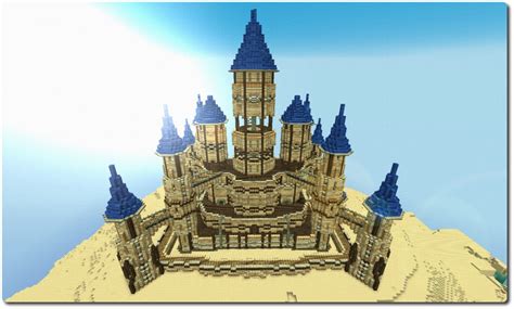 Large Desert Sand Castle Sanacraft Minecraft Project