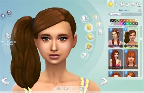 Side Ponytail Conversion At My Stuff Sims 4 Updates