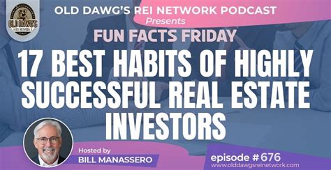 676 17 Best Habits Of Highly Successful Real Estate Investors