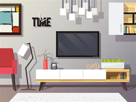 Living Room Concept 462868 Vector Art At Vecteezy