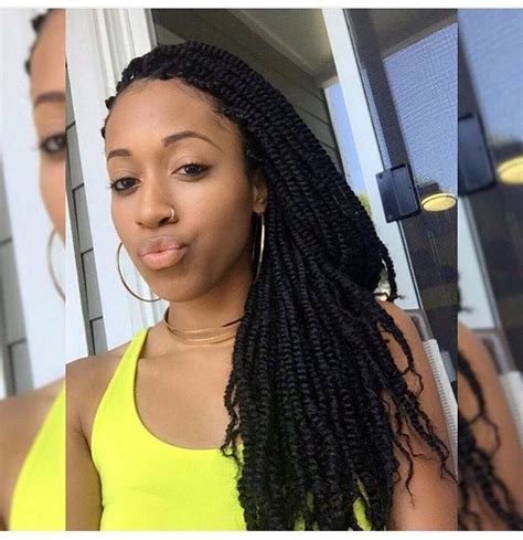 Actually, braids only preserve the hair attached to the scalp so their would be no occurrence yes, getting cornrows is known to make your hair grow faster. Nubian Twists | Twist braid hairstyles, Twist hairstyles ...