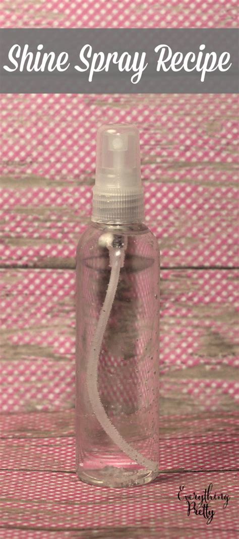 Rosemary oil is also believed to increase cellular metabolism that stimulates hair growth. DIY Shine Spray for Hair Recipe