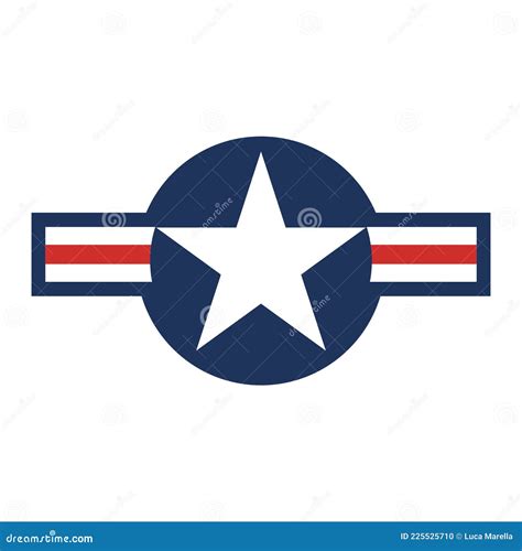 Logo De La Estrella De La Fuerza Aérea Del Ejército De Los Estados