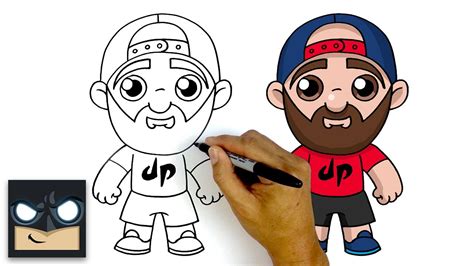 How To Draw Tyler Dude Perfect Youtube
