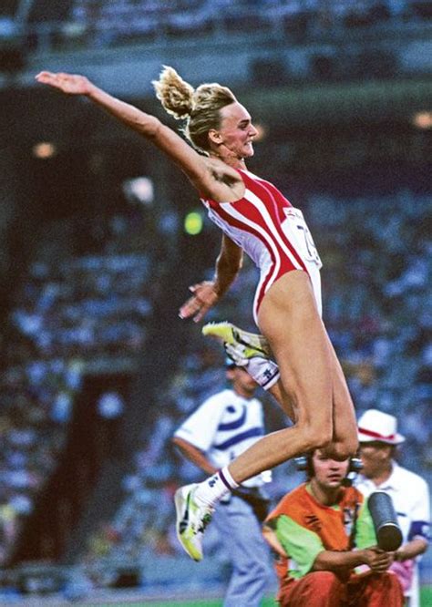 heike drechsler triple jump idole vintage sports female athletes track and field body