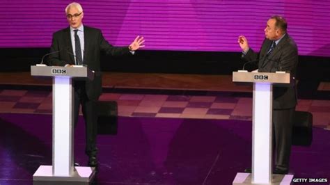Scottish Independence Salmond And Darling Clash In Heated Tv Debate