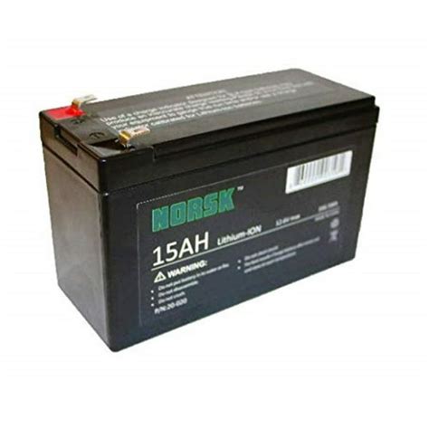 12 Volt Rechargeable Lithium Ion Battery 12v 15ah By Norsk