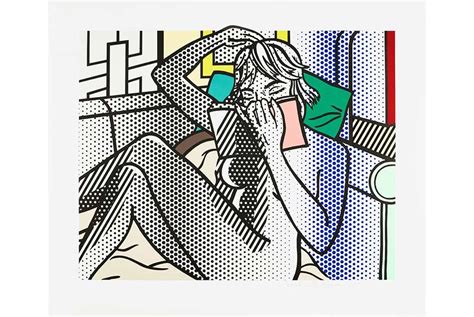 Roy Lichtenstein Nude Reading From The Nudes PWT