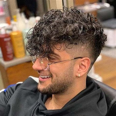 Curly Undercut Modern Curly Hair Undercut For Men Modern Curly