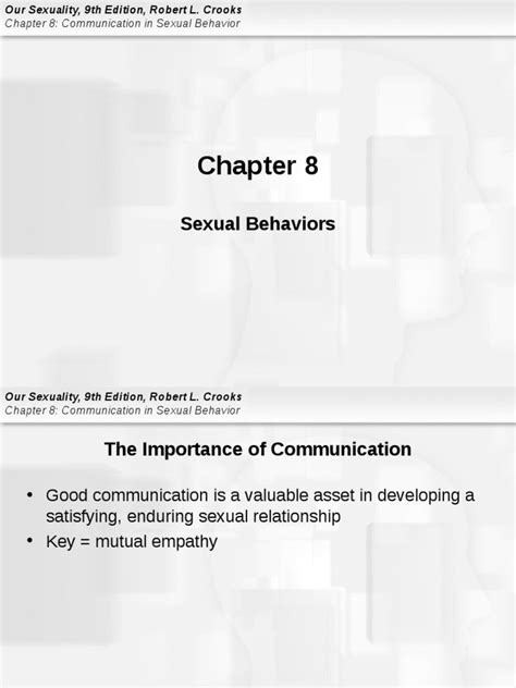 chapter8 sexual behaviors pdf communication human sexuality