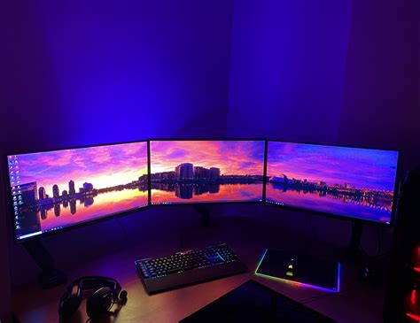 Finished Setup From A Single 1080p Display To Triple 1440p144hz R