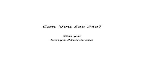 Can You See Me · Boleh Nih Kata