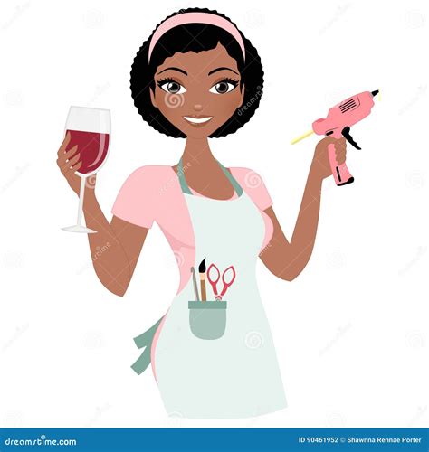 Crafter Woman Stock Illustrations 37 Crafter Woman Stock