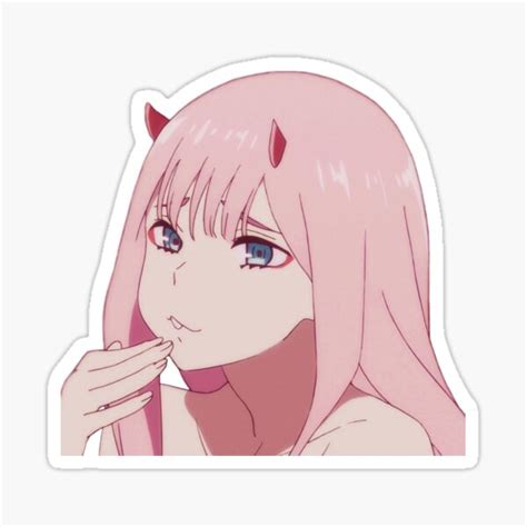 Zero Two 002 Anime Girl Sticker Decals And Skins Electronics