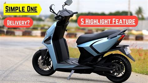 Simple Energy Simple One Electric Scooter 5 Highlight Feature