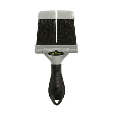 Furminator Firm Slicker Brush For Dogs Large For Curly Long Or