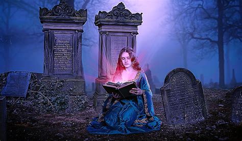 720p Free Download Book Of Spells Night Pretty Art Witch Book Magic Woman Sorcery