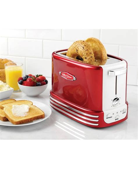 Nostalgia Retro 2 Slice Bagel Toaster And Reviews Small Appliances