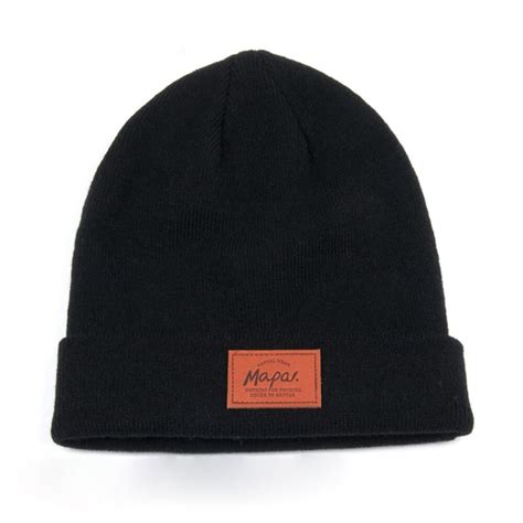 Customize Your Beanie With Leather Patch Design Fully Custom Hats And