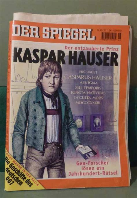 Rezension aus deutschland vom 25. kaspar hauser von hauser - ZVAB