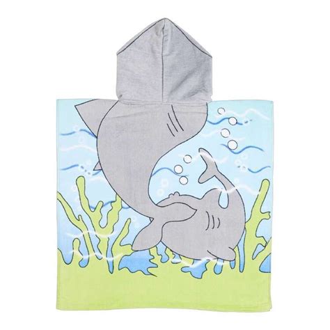 Koo Kids Shark Hooded Beach Towel