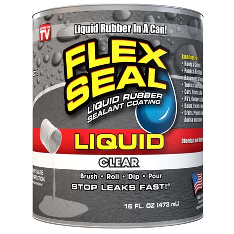 Flex Seal Clear Liquid - Shop Adhesives & Tape at H-E-B