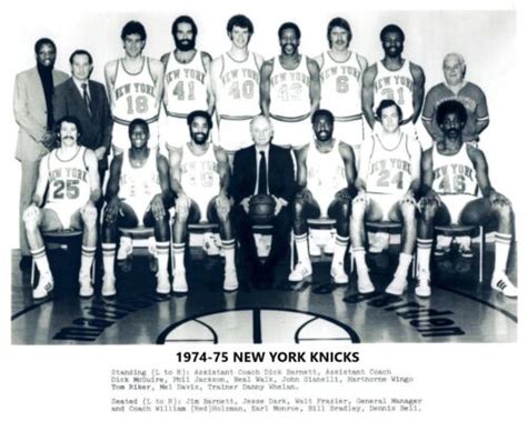 1974 75 New York Knicks 8x10 Team Photo Picture Ny Basketball Nba Ebay
