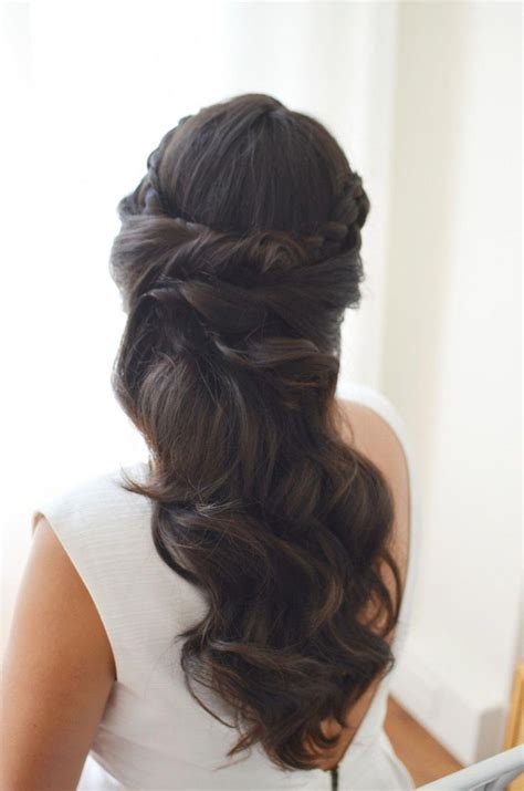 elegant bridal hair best wedding hair brunette hairstyles half up wedding hairstyles alicia