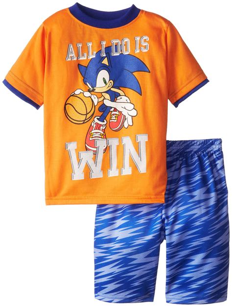 Sega Boys Sonic Short Set Sonic T Shirt Boys Graphic Tee Sonic