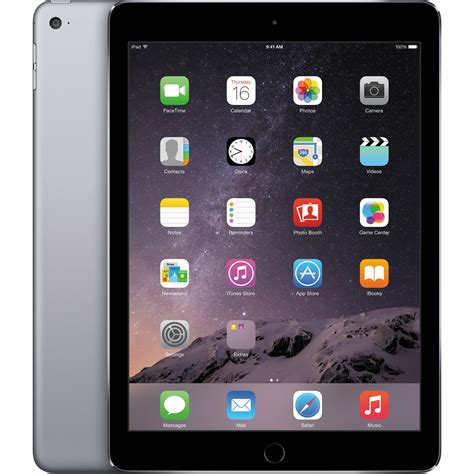 Apple 16gb Ipad Air 2 Wi Fi Only Space Gray Mgl12lla Bandh