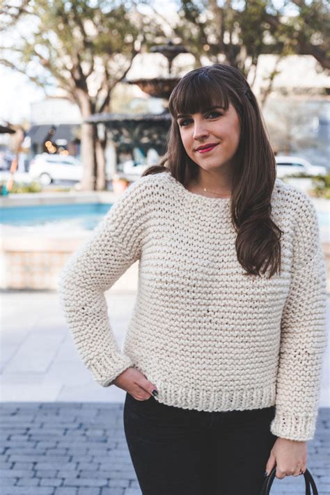 Knit Yourself A Cozy Sweater An Easy Pattern For Beginners Goknitiinyourhat