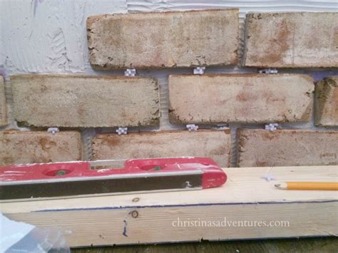 How To Install Brick Veneer And Where To Buy It Christinas Adventures