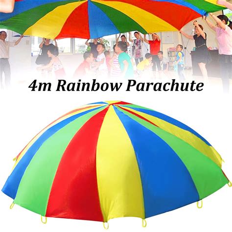 Buy 4m Kids Play Rainbow Parachute Outdoor Game Multifunction