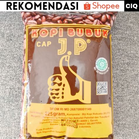 Jual Kopi Cap Jp Jempol Kanan Lampung Asli Shopee Indonesia