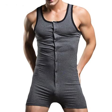 Buy Sexy Men Bodysuit Gay Penis Pouch Man Body Suits