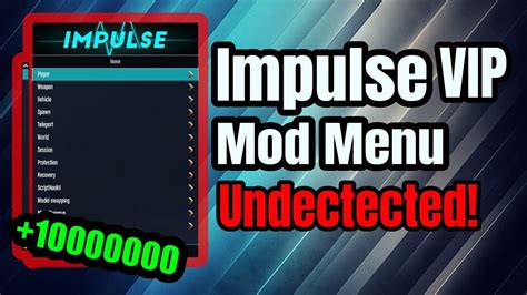 Impulse Mod Menu Gta 5 Online 157 Stealth Money Free Mod Menu