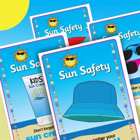 Sun Safety Poster Kids Images And Photos Finder
